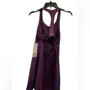 ALO Yoga | Dresses | Nwt Alo Yoga Racerback Tennis Dress Dark Plum Size ...